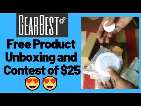 Gearbest Free Product Unboxing Review || Gearbest Offer Proof || Contest of Total $25 Video