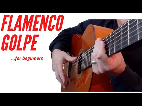 How to play the Golpe Technique - Flamenco Guitar Lesson for Beginners