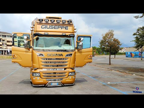 4k Scania R730 HP V8 Power Interior-Exterior Gold (Top 100 Scania Italy)