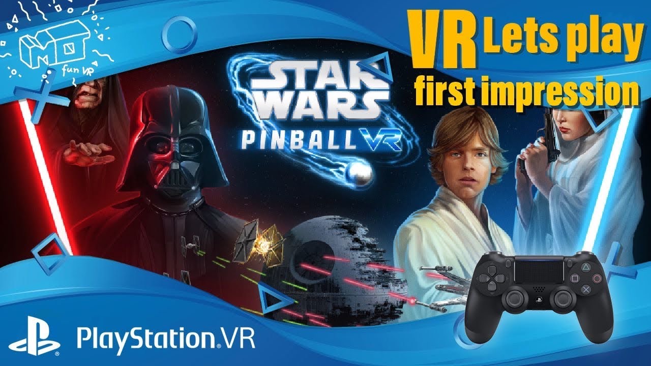 mo fun VR - Star Wars Pinball VR / Playstation VR ._. first impression / VR lets play / deutsch / live