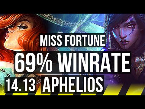 MISS FORTUNE & Tahm Kench vs APHELIOS & Thresh (ADC) | 69% winrate, 7/2/3 | BR Diamond | 14.13
