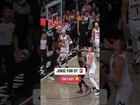 Jokic for OT and Triple Double 29 PTS, 18 REB, 16 AST 🥶 #nikolajokic