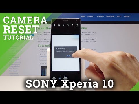 SONY Xperia 10 RESET CAMERA