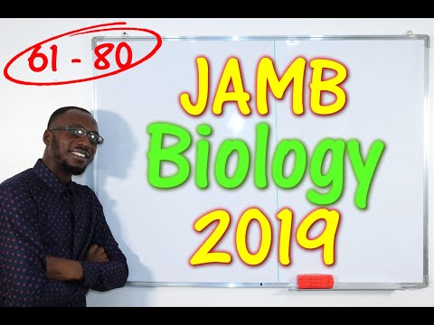 JAMB CBT Biology 2019 Past Questions 61 - 80
