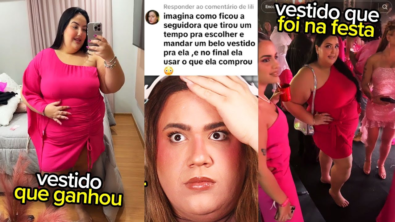 Blogueira NÃO USA vestido que GANHOU DE SEGUIDORA e é DURAMENTE CRITICADA