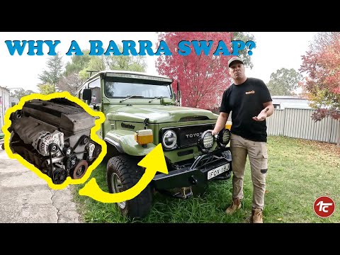 BARRA FJ45 Ep1 -Engine swap  - Why we are using the BARRA - High mount alternator conversion FJ40