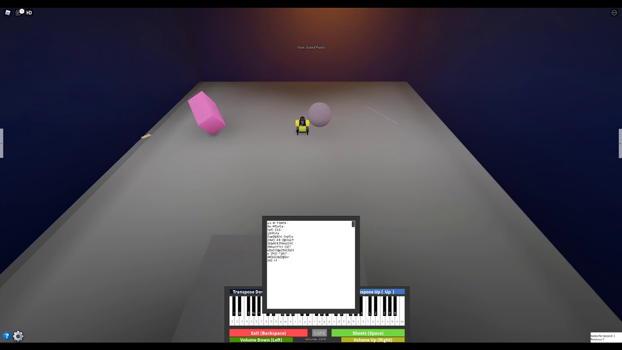 minecraft - piano 1 (virtual piano)