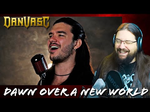 Reacting to Dan Vasc's Epic Cover of "Dawn of a New World" by DragonForce