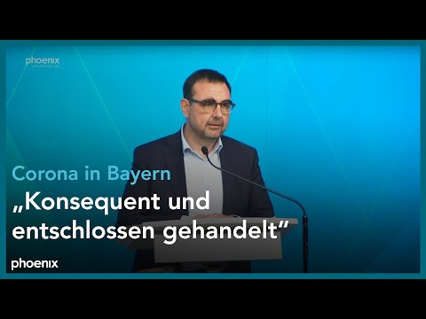 Bayern: Pressekonferenz nach der Sitzung des Kabinetts