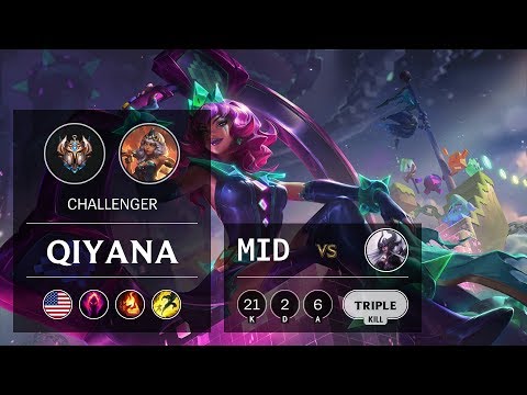 Qiyana Mid vs Syndra - NA Challenger Patch 9.14
