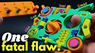 Most 3D printed fidget toys have one fatal flaw and we're going to fix it!