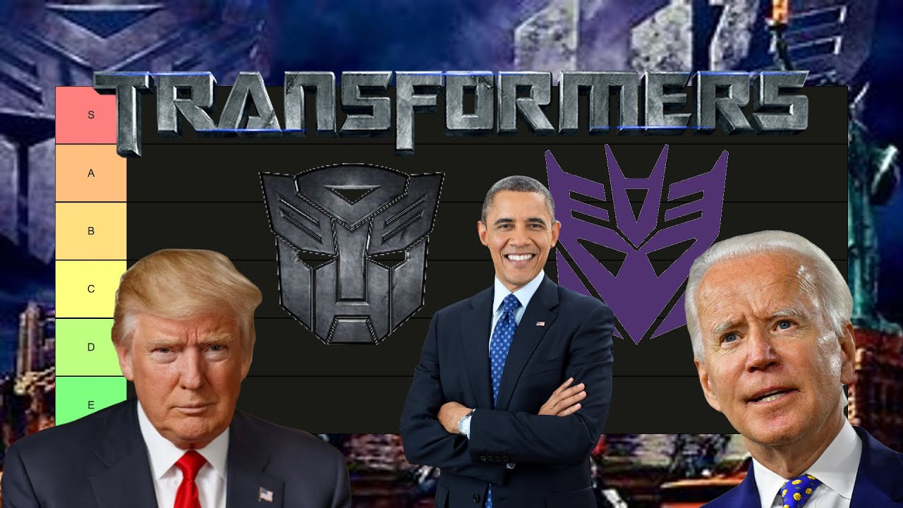 Obama, Trump, and Biden Make A Transformers Movie Tier List