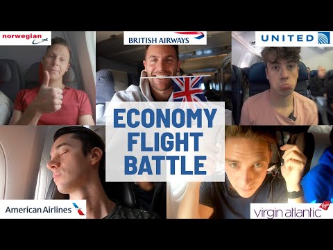 New York to London ECONOMY FLIGHT BATTLE | Comparing...