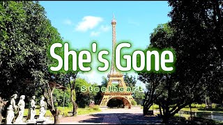 SHE'S GONE - (4k Karaoke Version) - in the style of Steelheart