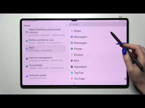 Samsung Galaxy Tab S8 Ultra - How To Change Apps Permissions