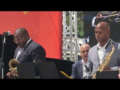 Drummer Carl Allen All star band tribute to Art Blakey @ San Jose Jazz fest