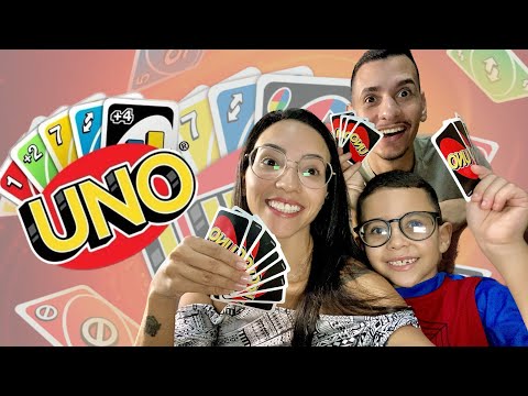 JOGAMOS UNO PELA PRIMEIRA VEZ EM FAMÍLIA - FAMÍLIA BARBOZA