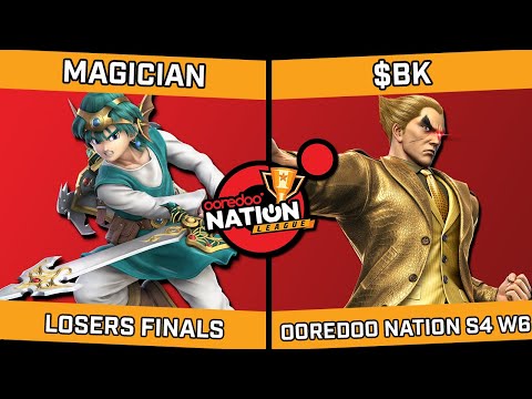 Magician (Hero/Ike) vs $BK (Kazuya/Sheik) - Ooredoo Nation League: S4 W6 - Losers Finals