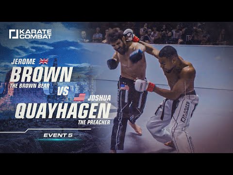 FULL FIGHT:: Jerome Brown vs Joshua Quayhagen - Karate Combat S02E05