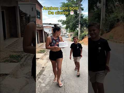 Bolo da Cliente caiu #shorts