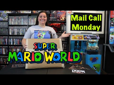 Mail Call Monday - Super Mario World Display - Custom Unboxing - Mario Monday!