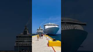 Small 🚢 VS Big 🚢, which do you prefer? #royalcaribbean #cruise #cruiseship #ship #travel #shorts