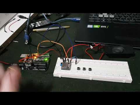 Arduino music generation test with mp3 dfplayer module