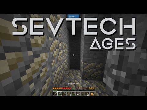 SevTech Ages #7 - Finding Ores / Prospecting in Age 1