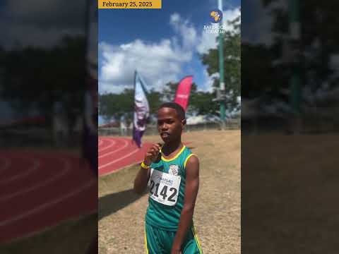 NAPSAC 2025 Milo Obadele Thompson Zone Zaiden Went broke the zonal record with a leap of 4.55m