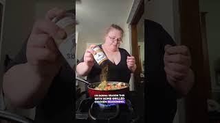 winging a chicken dinner #dinner #cook #cookwithme #healthjourney #easymeal