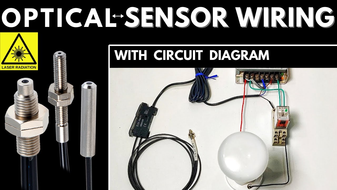 Optical Fiber Sensor Wiring/Connection with 220VAC Load II Light-ON and Dark-ON in Sensor