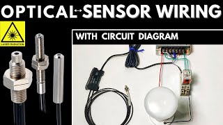 Optical Fiber Sensor Wiring/Connection with 220VAC Load II Light-ON and Dark-ON in Sensor