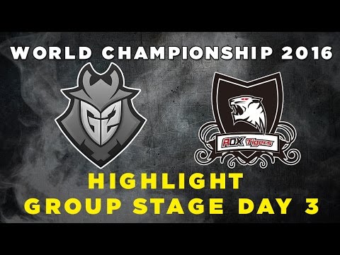 [Highlight] World Championship 2016 - ROX vs G2 (Day 3)