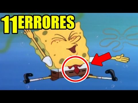 11 Errores Que No Notaste En Bob Esponja