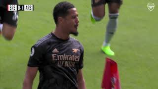 HIGHLIGHTS | Brentford vs Arsenal (0-3) | Saliba, Gabriel Jesus, Fabio Vieira