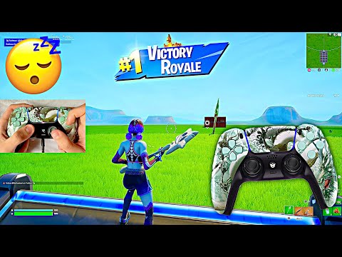 [1 HOUR] ASMR 😴 Relaxing Controller Sounds 💤 Chill Fortnite Zone Wars Gameplay 4K 120fps