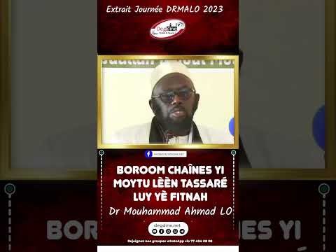Boroom chaînes yi bou lèn tassaré louy yè fitnah