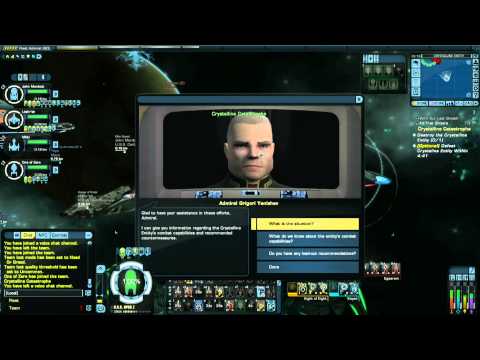 Taking a look at T6 Veteran Ship Manticore Heavy Destroyer Star Trek Online and Adv Crystal