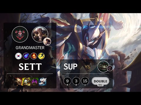 Sett Support vs Tahm Kench - KR Grandmaster Patch 11.15