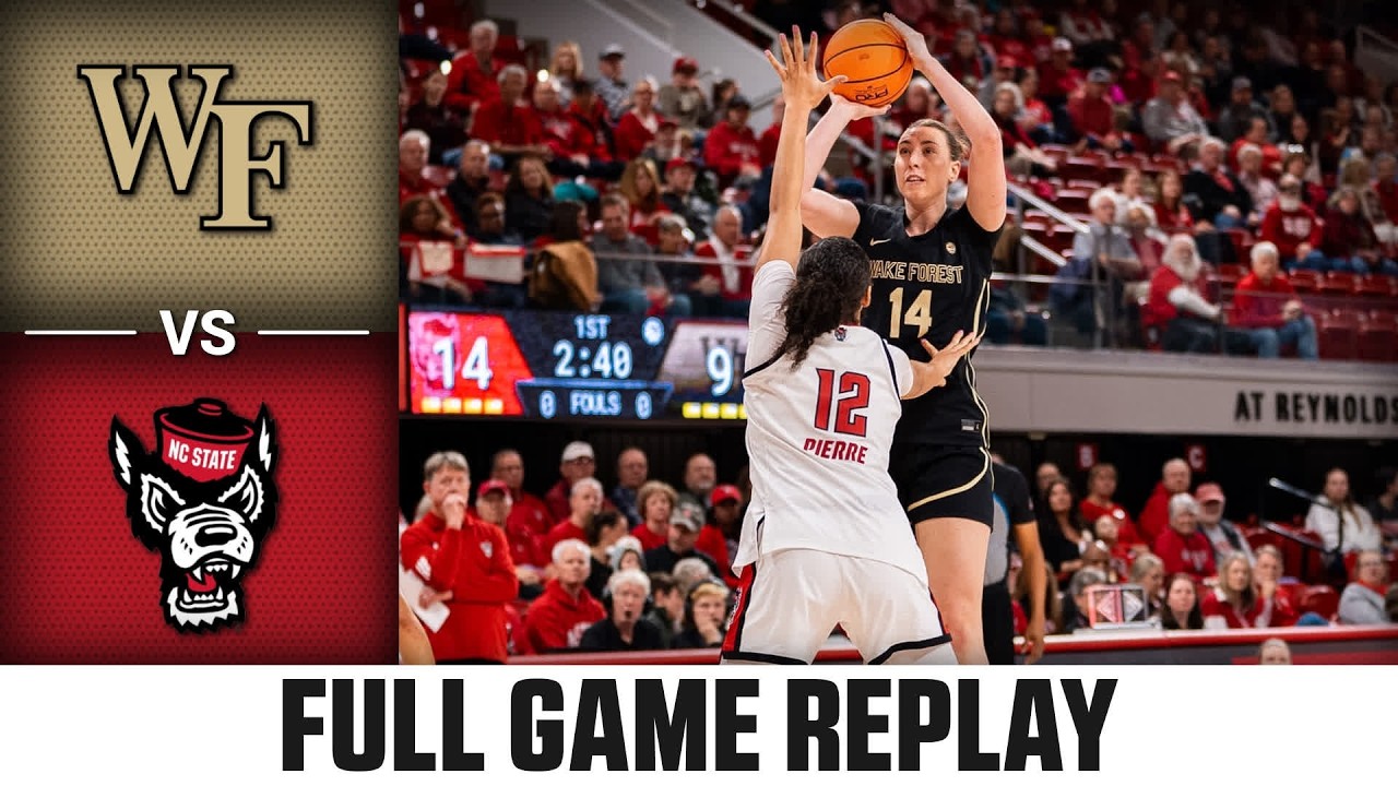 Wake Forest vs. NC State Full Game Replay | 2025-26 ACC Women's Basketball