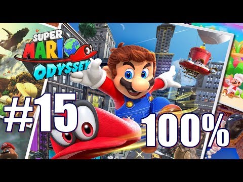 Super Mario Odyssey All Power Moon & Purple Tomato locations Luncheon Kingdom 100% Part 15