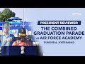 president murmu reviews the combined graduation parade at the air force academy dundigal telangana