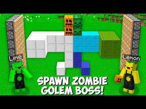 Spawn Secret Mutant Boss in Minecraft! Lemon & Lime Mob