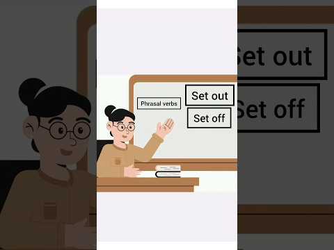 Set Out vs Set Off | Don’t Confuse!🧐 chlo iska  Meaning, Difference & Examples samajhte hain.🤓#short