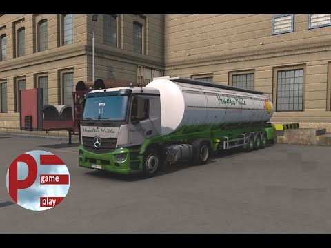 Euro Truck Simulator 2 (1.38) ETS 2 Mercedes- Benz Antos // Von Dresden nach Schönefeld