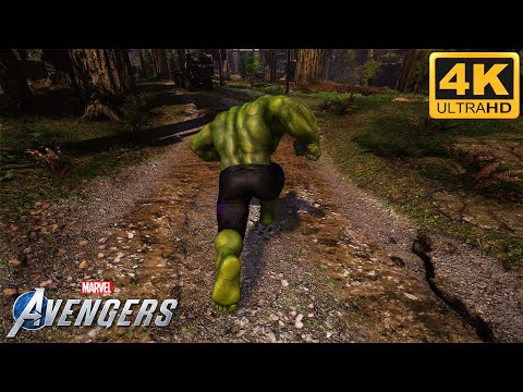 THE HULK Combats Gameplay | Marvel's Avengers (4K 60fps)