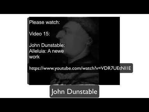 The Music of John Dunstable (Music History)