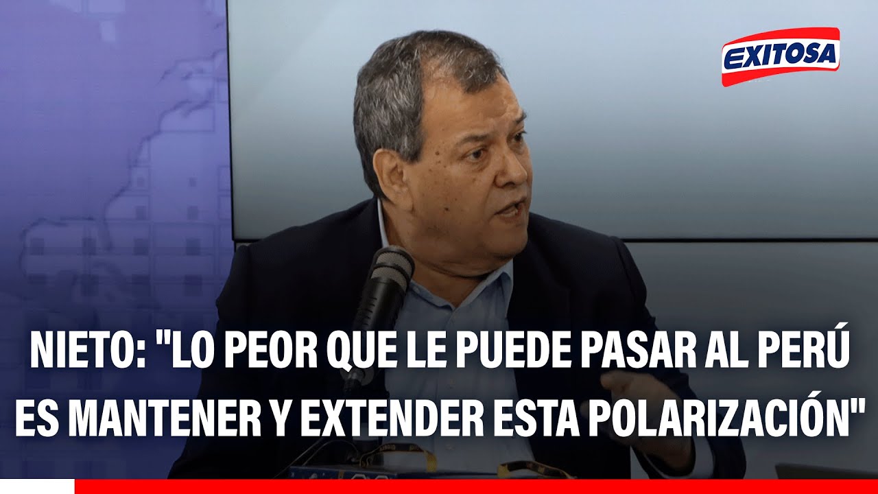 🔴🔵 Jorge Nieto: "Lo peor que le puede pasar al Perú es mantener y extender esta polarización"