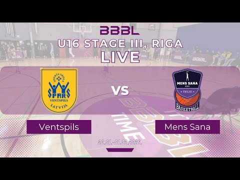 BC Academy Tbilisi/Mens Sana 2010 vs Ventspils 2010 | BBBL U16 | Stage III
