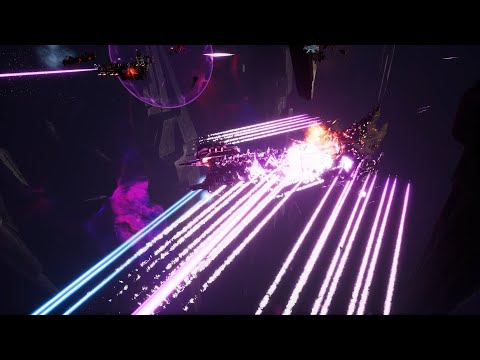 Aeldari Corsairs vs Space Marines - Skalgrim Mod - Massive Battle - Battlefleet Gothic Armada 2